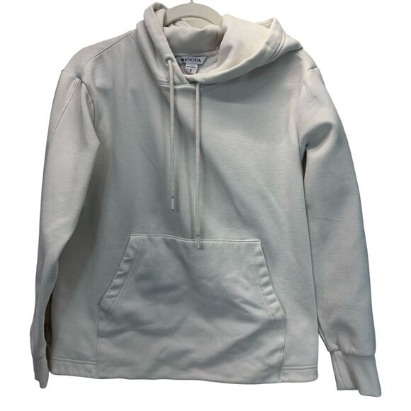 Athleta Tops - Athleta Retroplush Hoodie Sweatshirt Women’s Size S White Cozy Pullover Oversize